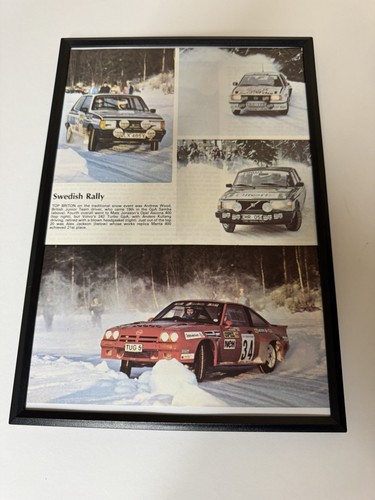 Framed talbot samba opel manta - talbot,