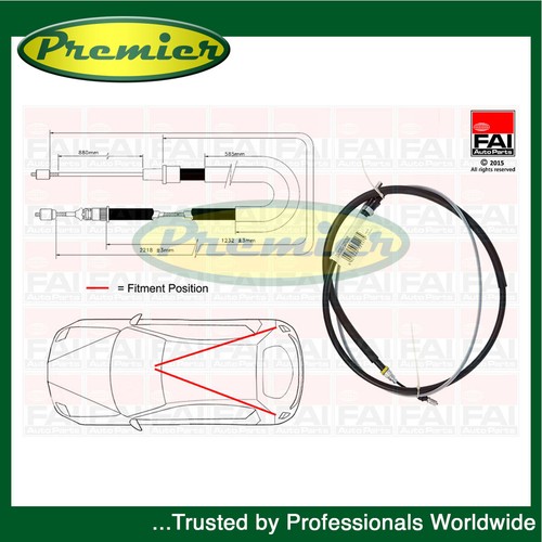 Premier rear hand - rear, brake