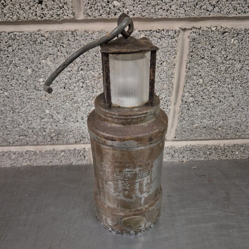 Oldham type miners lamp - oldham,