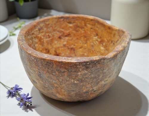 Antique sand stone round - stone,
