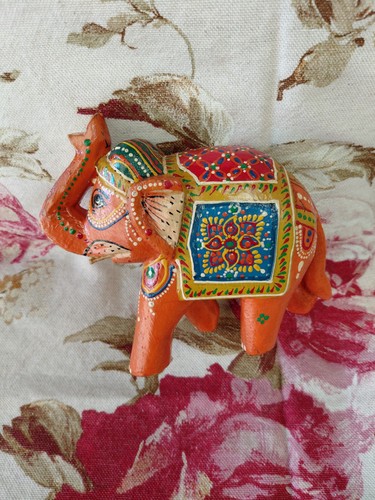 Wooden indian elephant - wooden,