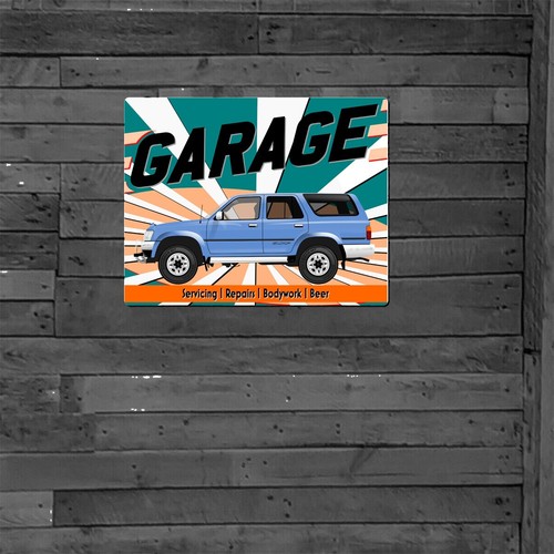 Personalised man cave metal - man,