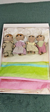 Sylvanian Families meerkat family dad, mom, two children