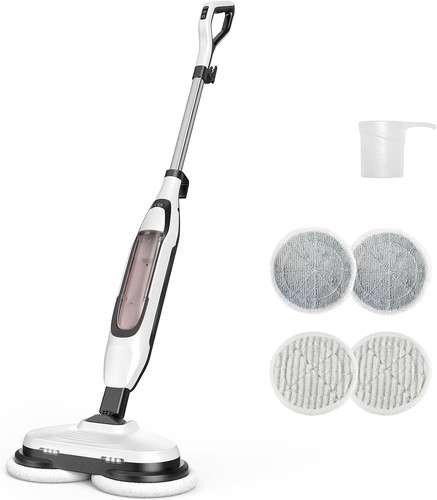 Spin scrubbing steam mop - spin,