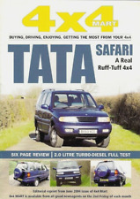 Tata Safari 2.0 Turbo Diesel Road Test 2004 UK Market Brochure 4x4 Mart