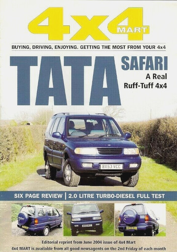 Tata safari turbo diesel - tata, 2.0
