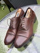 Russell & Bromley Men's Brown Leather Brogues Shoes Size UK 9/Eu 43/Usa 10