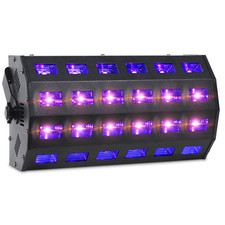 UV LED Flood Light LED-UV24 High Power Ultraviolet Blacklight DMX DJ Party 24x3W