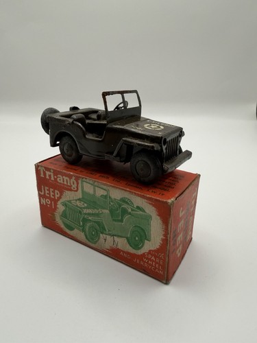 Boxed triang minic jeep - boxed, no.1