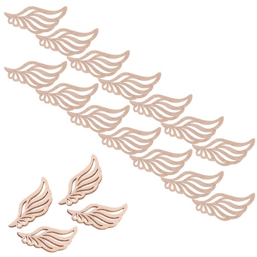 Reusable wooden angel - reusable, wings