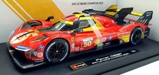 Burago 1/18 Scale Diecast 18-16303 - Ferrari 499P #50 Le Mans 2024 Winner