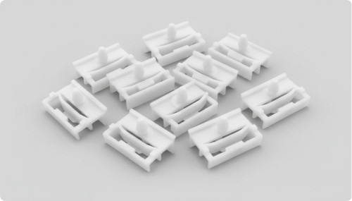 Fit smart 10x white car - white,