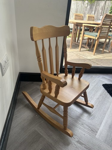 Kids wooden armchair - wooden,