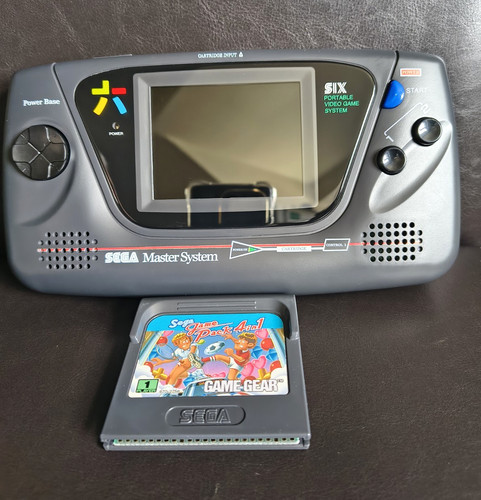 Sega game gear reshelled - game,