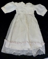 DRESS FOR ANTIQUE DOLL, DOLL