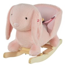 Pink Rabbit Rocking Horse Baby