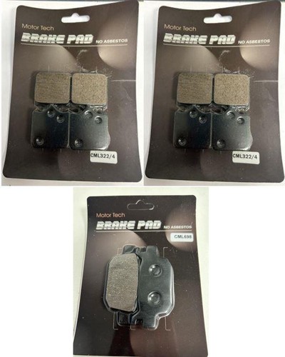 Full brake pads rr for - brake,