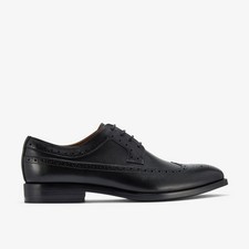 Clarks Mens Banstead Tip Black