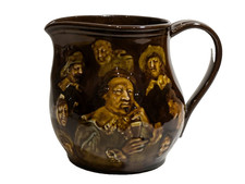 Royal Doulton Kingsware Pitcher / Jug, Memories by Charles Noke. VGC