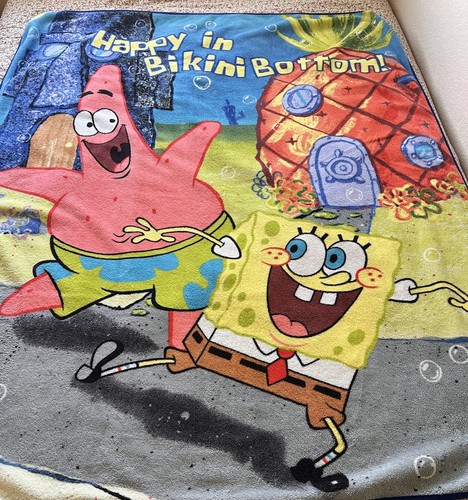 Vintage spongebob blanket - vintage,