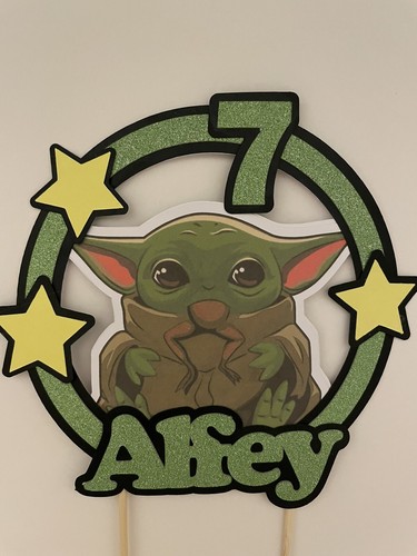 Baby yoda star wars custom - star,