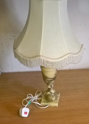 Vintage onyx table lamp - (?),