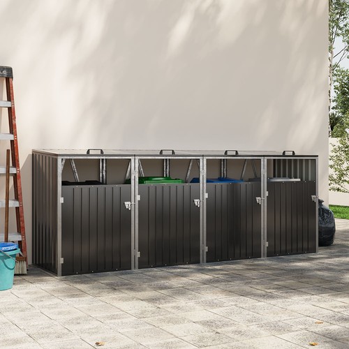 Four wheelie bin storage - four,