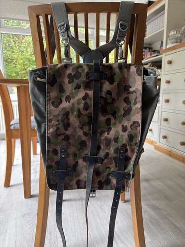 Vintage austrian army rucksack - vintage,