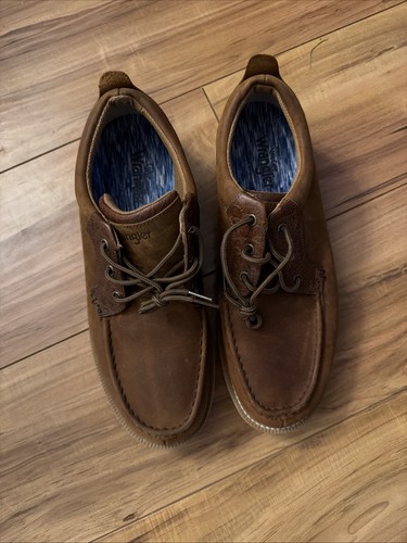 Wrangler brown leather boat - wrangler,