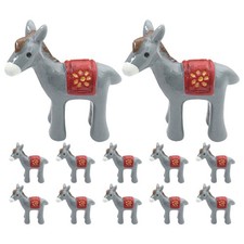 12 Pcs Donkey Garden Ornaments