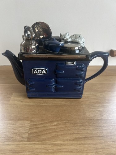 Aga dark blue teapot - blue,