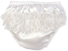 Baby Girl Frilly Pants Satin