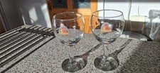 Two Leffe Belgian Stemmed Beer