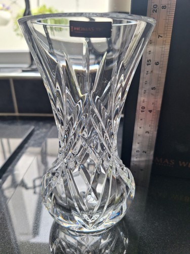 Thomas webb crystal - vase,