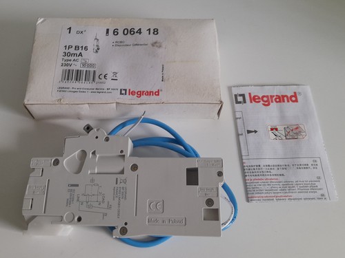Legrand 16a rcbo - dx3, 606418