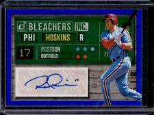 2019 Donruss Rhys Hoskins Bleachers Inc. Auto Blue #33/49 Phillies