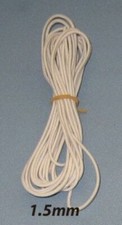 1.5mm Doll Repair Re-stringing Stringing Elastic Cord x 3 metres  - British Made