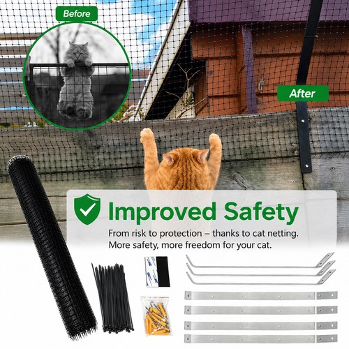 Cat proof fence anti - cat, anti-climb