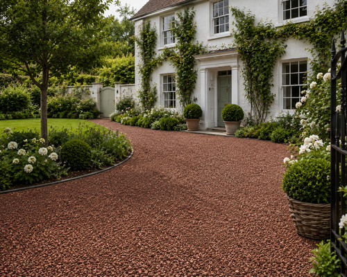 Red granite 14mm decorative - granite,