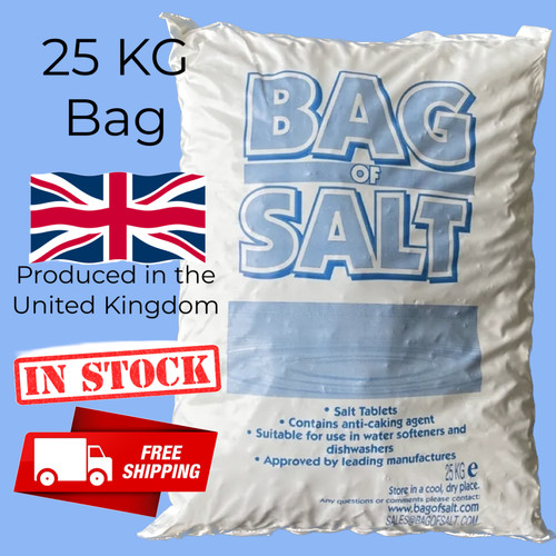 Water softener salt - water,