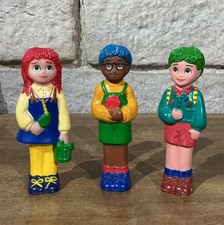 Tots TV Tilly Tom & Tiny Vintage Rubber Figures