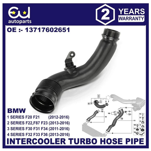 Air filter intake - filter, hose