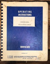 UREI MOD ONE  Broadcast Console Service Manual *Original*