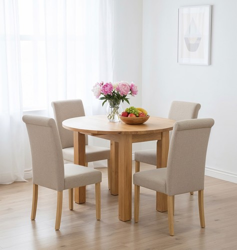 Dining table set drop leaf - table,