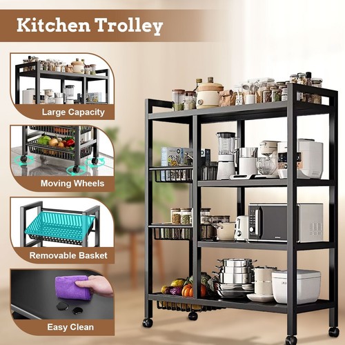 Tier utility kitchen storage - kitchen,
