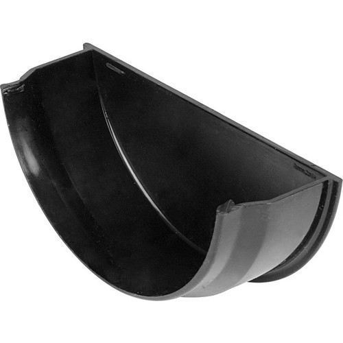 Half round gutter stop - round, end