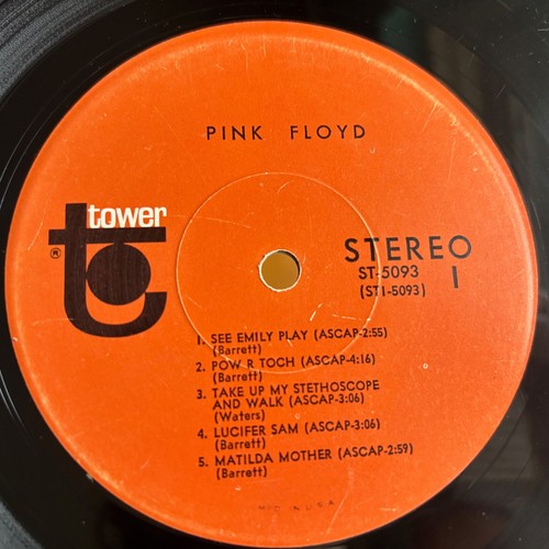 Pink floyd tower first press - first,