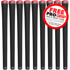 LAMKIN CROSSLINE 360 MIDSIZE GOLF GRIP BLACK / RED / MULTIBUY +FREE GRIP TAPE
