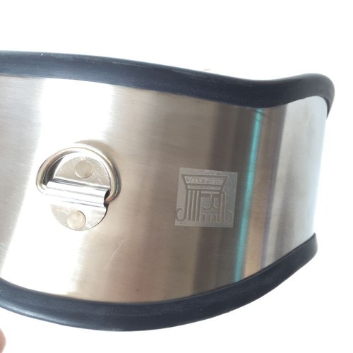 Bdsm leather metal neck - leather,