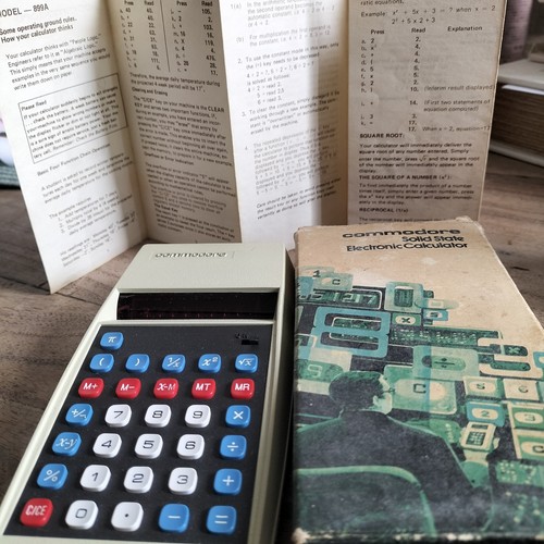Vintage commodore calculator - vintage,